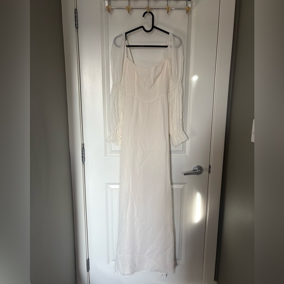 NEW NWT Reformation Stars Puff Sleeve Wedding Bridal Dress Gown - Picture 7 of 10